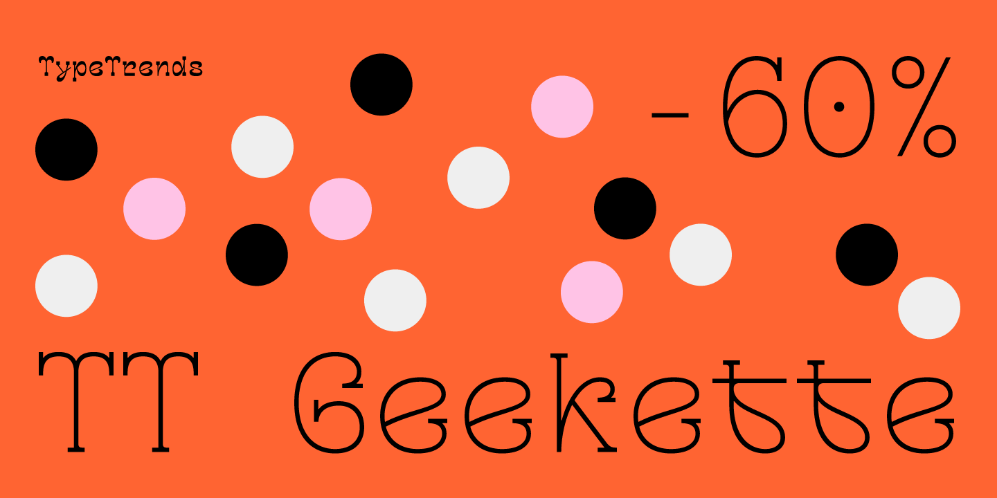 Example font TT Geekette #16